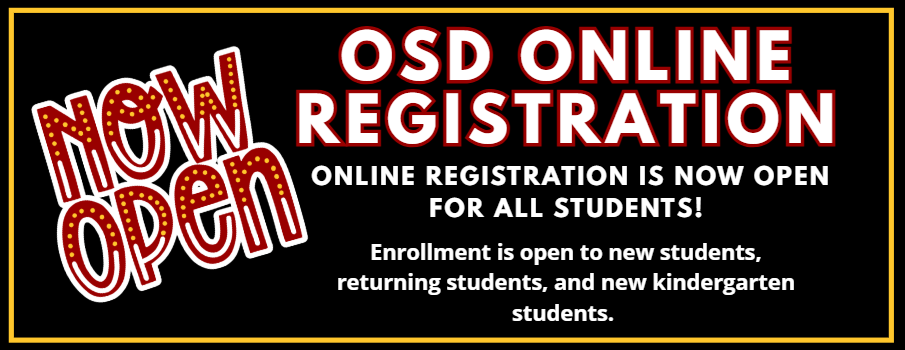 Online Registration Now Open Banner