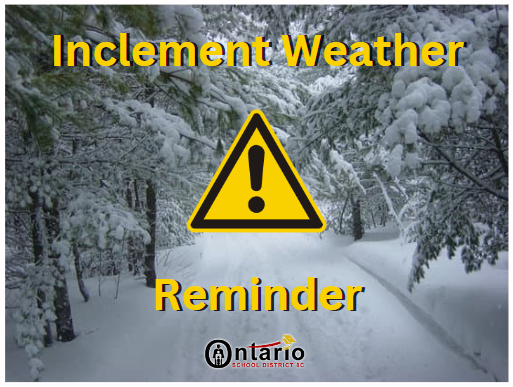 Weather Warning Sign