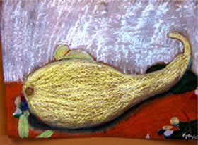 Still life art of fall squash