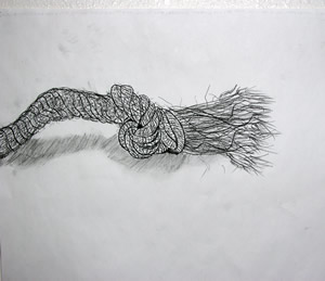 drawing of rope
